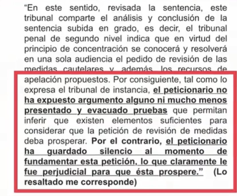 PrisSchettini's tweet image. ‼️Juezas @CorteNacional cosechan lo q sembraron:PERSECUCIÓN

@EnmaTapiaRivera dice“es mi deber aplicar la ley con imparcialidad sin distinción de personas”

MIENTE,olvida su LAPSUS DE FORMALIDAD con #FreddyCarrion?

AYUDÓ a #DianaSalazar a mantenerlo PRESO,sin importar la ley
⬇️