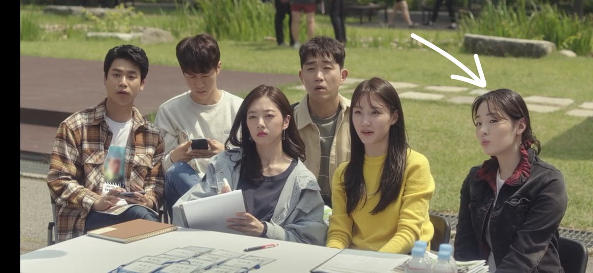 JustSecret19_'s tweet photo. Just rewatching 'My ID is Gangnam Beauty,' then I noticed this girl on the right side. Is she Kim Minha from the series Pachinko? Correct me if I'm wrong. #Pachinko2 https://t.co/zj2m9i71HW