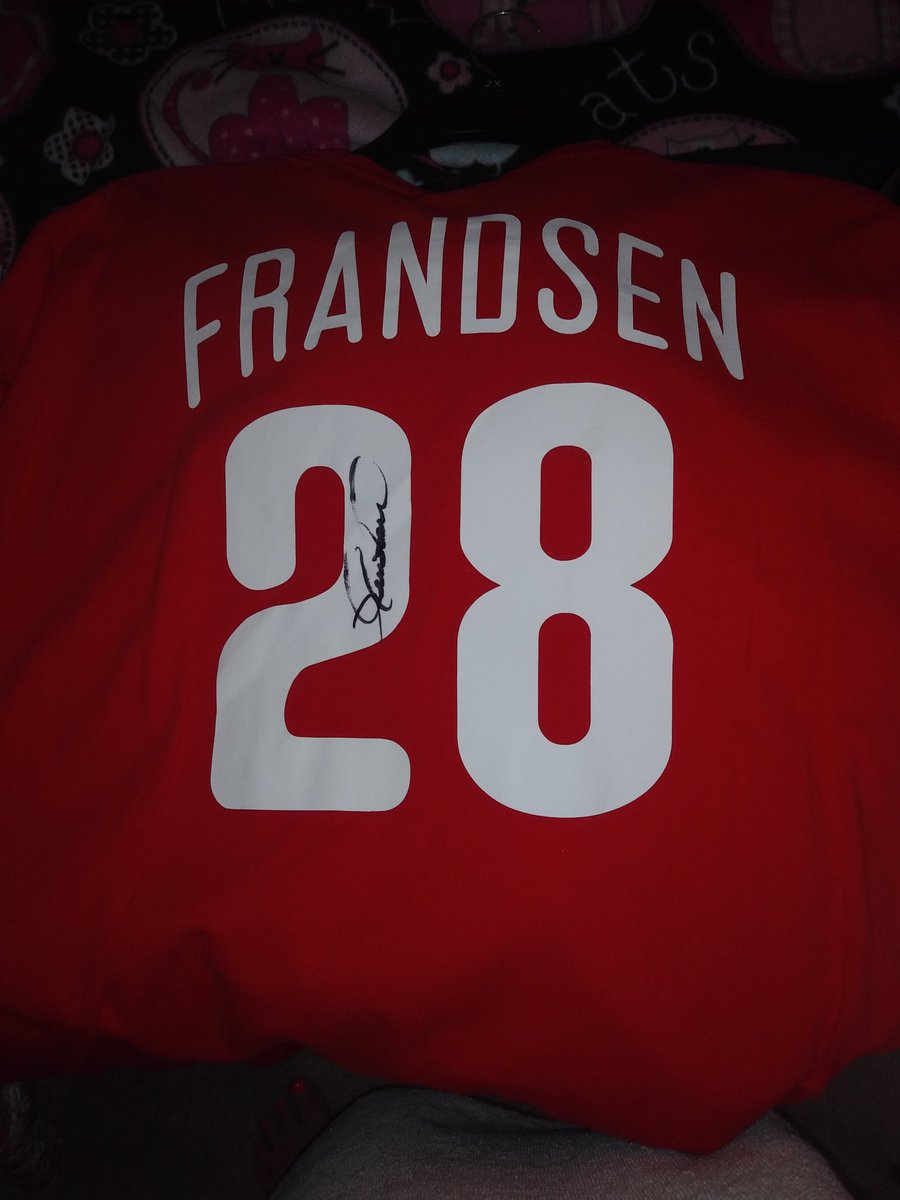 EmBee20's tweet photo. Since the @Nationals are in town tonight I'm thinking of wearing this to the @Phillies game tonight. @KevinFrandsen #AlumniWeekend https://t.co/GJper0J5Vj
