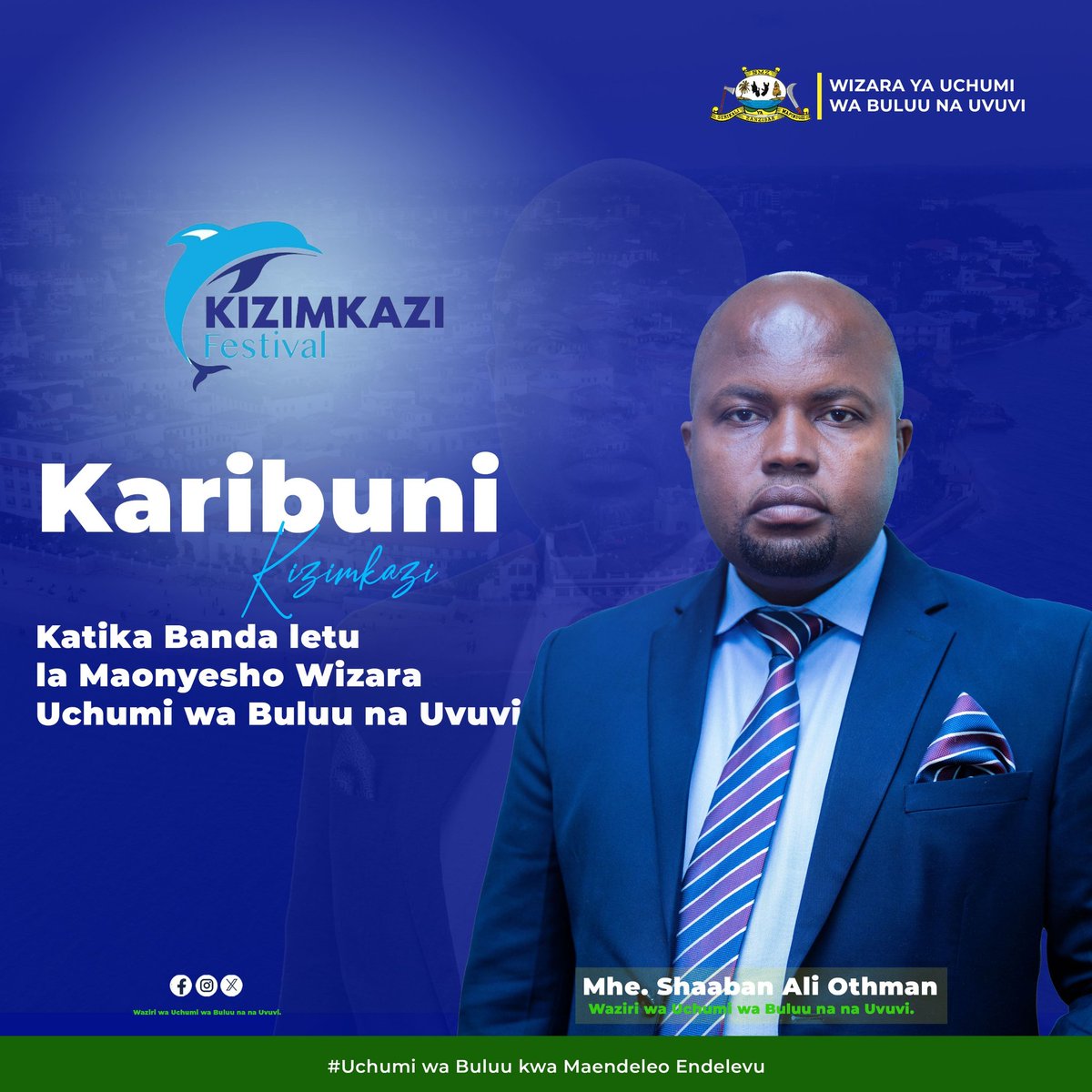 Karibuni katika Banda letu la Maonesho la Wizara ya Uchumi wa Buluu na Uvuvi kwenye tamasha la Kizimkazi festival.