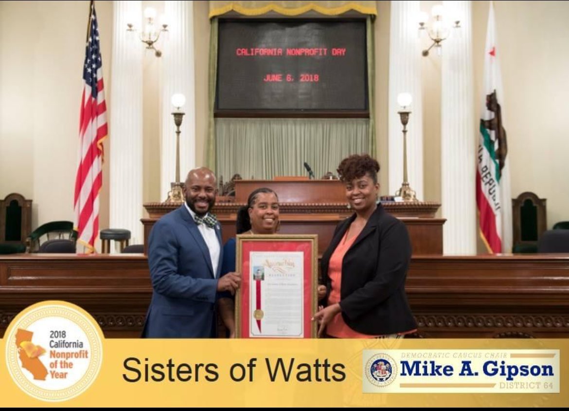 #NationNonprofitDay 
"Proud moment for Sisters of Watts! 🎉 Just two years after we started our journey in 2016, we were honored to receive the Nonprofits of the Year award in 2018. This recognition fueled our passion to serve our community even more. #sistersofwatts