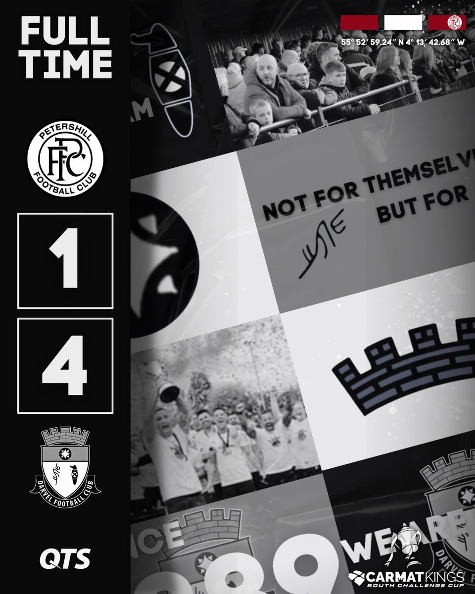 darvelfc's tweet photo. FULL TIME | Petershill FC 1-4 Darvel FC.

Goalscorers:
18. Aiden Gilmartin (2) Available for Sponsor.
9. Aaron Black (2) Sponsored by Stuart &amp; Jillian Tinney.

#PFCDFC

🖤🤍💙 https://t.co/djj62wpSpA