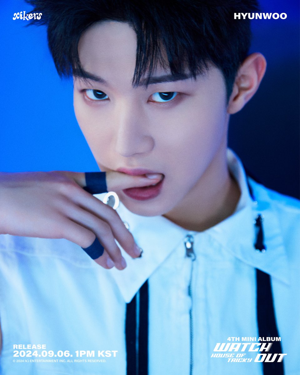 xikers_official's tweet photo. [📷] xikers - 'WATCH OUT' CONCEPT POSTER '현우(HYUNWOO)'

RELEASE 2024. 09. 06. 1PM(KST)

#xikers #싸이커스 #현우 #HYUNWOO #4THMINIALBUM #HOUSE_OF_TRICKY #WATCH_OUT #KQ https://t.co/YetMey8C7H