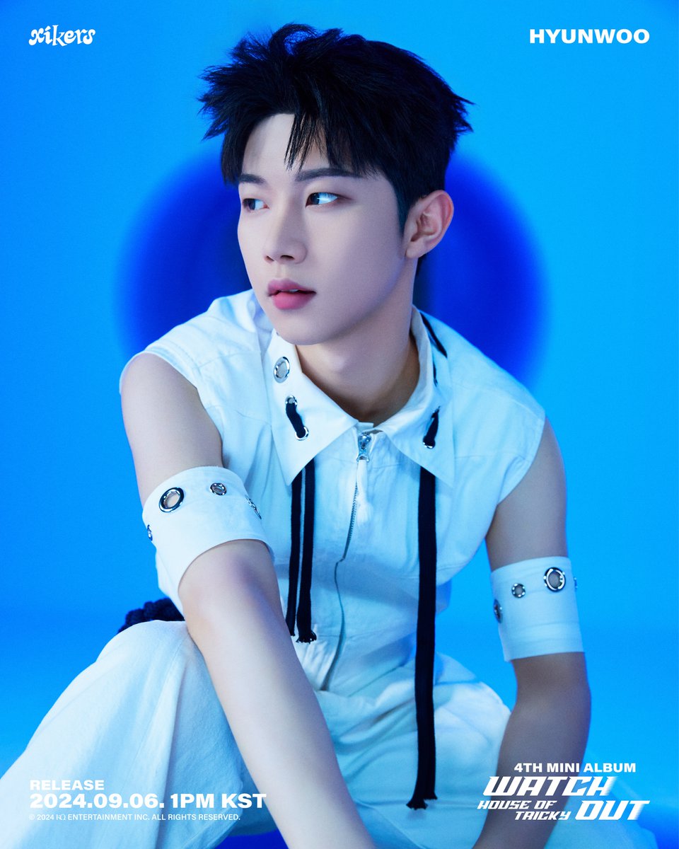 xikers_official's tweet photo. [📷] xikers - 'WATCH OUT' CONCEPT POSTER '현우(HYUNWOO)'

RELEASE 2024. 09. 06. 1PM(KST)

#xikers #싸이커스 #현우 #HYUNWOO #4THMINIALBUM #HOUSE_OF_TRICKY #WATCH_OUT #KQ https://t.co/YetMey8C7H