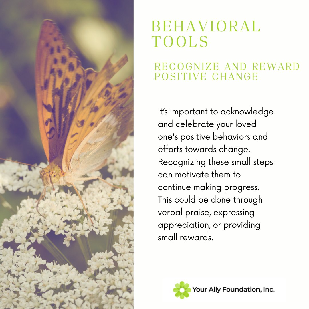 ally_foundation's tweet photo. #InvitationToChangeApproach
#BehavioralTools
When supporting a loved struggling with #addiction. its important to acknowledge and #celebrate their positive #behaviors and efforts towards #change.
Repost if you agree with https://t.co/pGWqLKAadw mission.
#FamilySupport https://t.co/2cXi4oeOkA