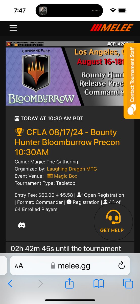 thebeccascott's tweet image. I’m heading to CommandFest LA today! There’s still spots if you want to get destroyed by me in the #BLB precon event… @LaughingMtg