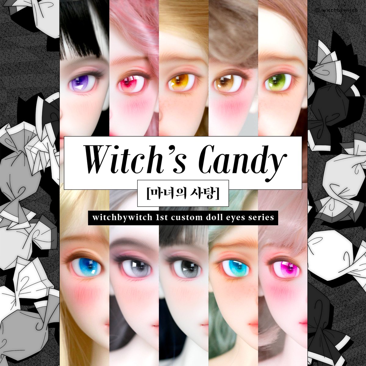 witch_by_witch's tweet photo. [마녀의 사탕 / 구슬 안구 국내 온라인 선주문]+[RT event]

🍬 안구 온라인 선주문 🍬
안녕하세요. 위치바이위치입니다.
‘마녀의 사탕 안구’, ‘마녀의 구슬 안구’ 국내 온라인 선주문을 받습니다.

주문기한 : 24.08.18(일) ~ 24.08.24(토)
입금기한 : 24.08.24(토) 23시 59분 까지

🍬마녀의 사탕 (원형) : https://t.co/jlBgzFnDy6
🍬마녀의 사탕 (타원형) : https://t.co/t2yMFAC1nS
🔮마녀의 구슬 : https://t.co/4zoN9Xv88F 

🎁 RT event 🎁
본 트윗을 RT 해주신 한 분께 ‘마녀의 사탕‘ 또는 ‘마녀의 구슬’ 안구 한 쌍을 드려요.🍬🔮
당첨자 분께서는 원하시는 사이즈 / 타입의 안구를 선택하실 수 있습니다.

이벤트 참여기한 : 24.08.18(일) ~ 24.08.24(토)
당첨자 추첨일: 24.08.26(월)

#witchbywitch #위치바이위치 #마녀의사탕 #마녀의구슬