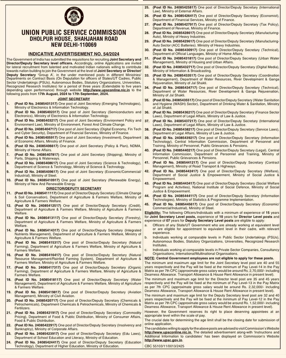 scribe_it's tweet photo. Supreme Court has no problem with lateral entry process as it has no reservation
Here it doesn’t worry about the weakest section
It only want to pitch one SC against another
See the Union Govt lateral entry as
#SaveSCSTReservation https://t.co/SHuLbJW6KN