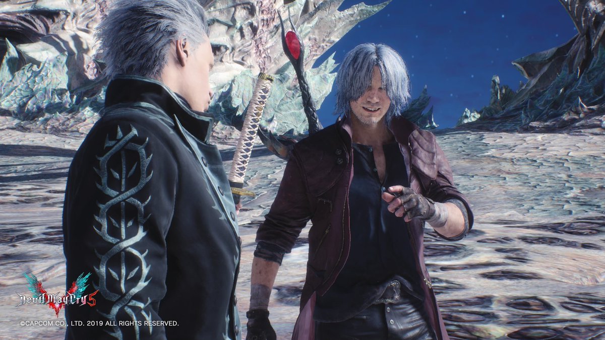 hisui_dmc's tweet photo. 見てくれこの愛らしい双子を。
 #DevilMayCry https://t.co/1F13v0zRvA