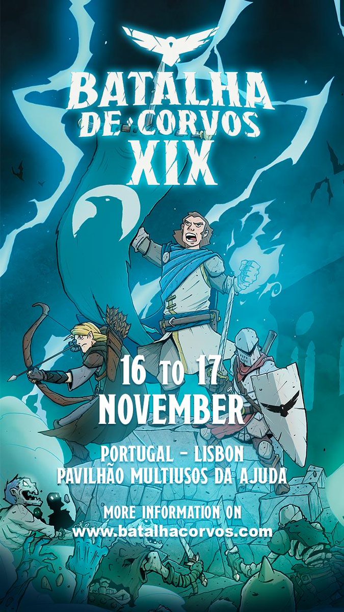 The longest running wargaming GT in Portugal is going for its 19th edition 🥳
This year, we expect a record in the AoS part, with 30+ players, and we would love to have some internationals visiting us for the first time!
November 16 and 17, save the date!
We have great wine 🍷