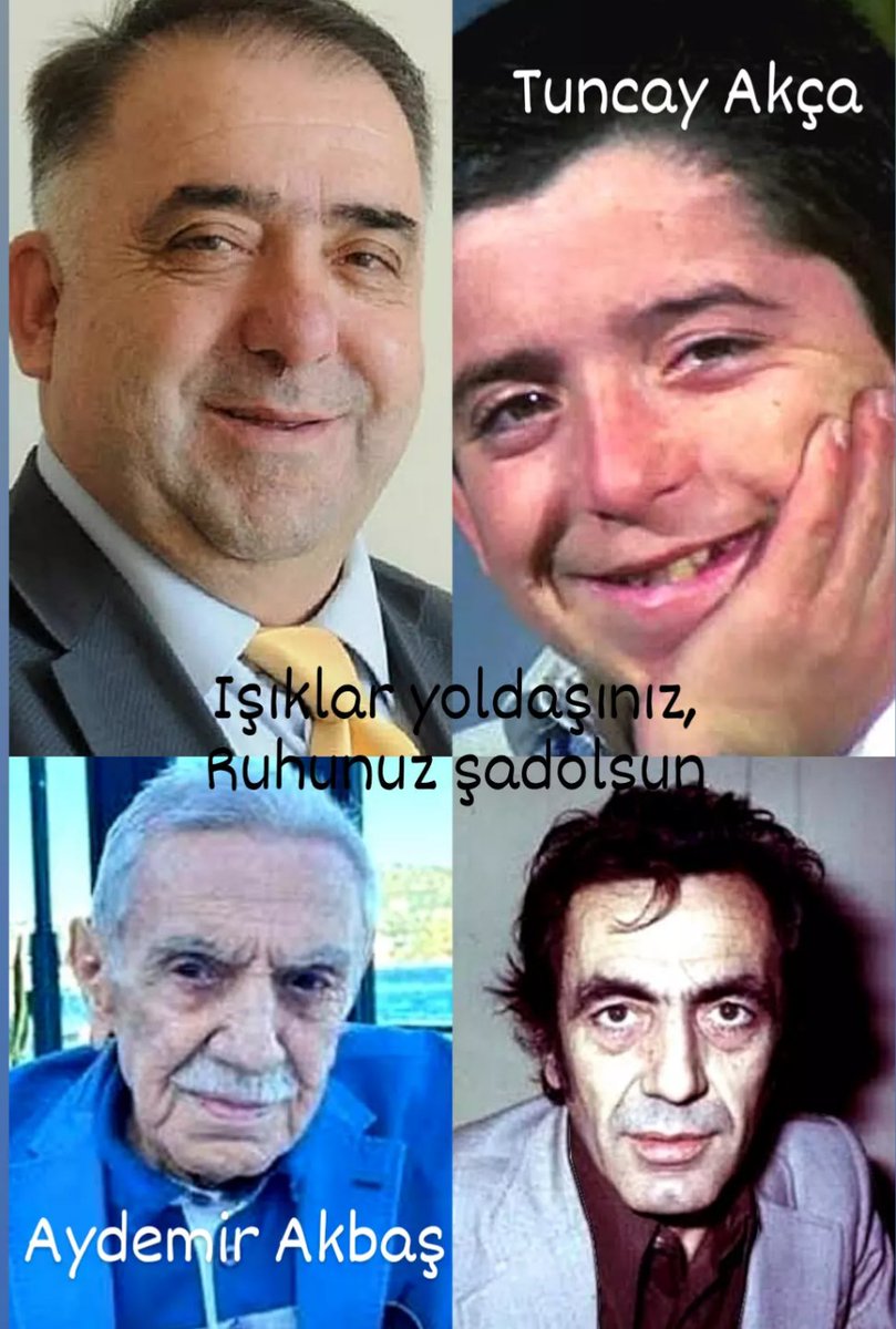 Minnet ve saygıyla
#TuncayAkça 
#aydemirakbas