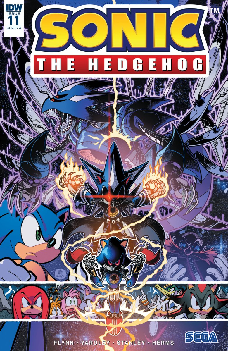 ChaosTrad's tweet photo. Le chapitre 11 des IDW Sonic est désormais en ligne ! 🇫🇷
 
La bataille de Angel Island contre Neo Metal Sonic arrive à son terme, mais quelque chose d'encore plus sombre se prépare..  

Bonne lecture !  

À retrouver ici : https://t.co/ldlyWDxpM0 https://t.co/2YFuxEmmaQ