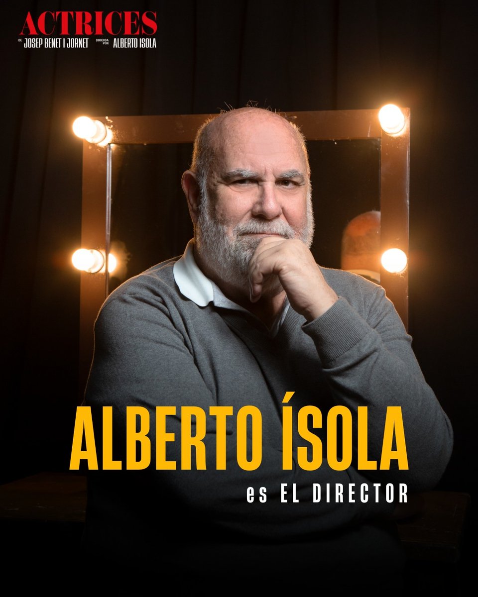 TeatrodeLucia's tweet photo. #AlberoIsola #dirige #Actrices de #JosepBenetIJornet
Entradas en @joinnus y en nuestro teatro desde las 6pm.
Funciones de jueves a lunes 8pm. Domingos 7pm. Lunes populares https://t.co/eE4zK179ed
