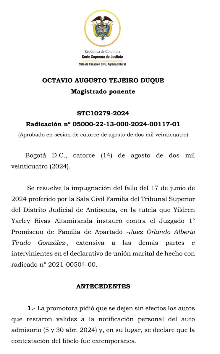 La notificación electrónica del emisor puede provenir de cualquier cuenta del abogado/a. Una interesante sentencia.