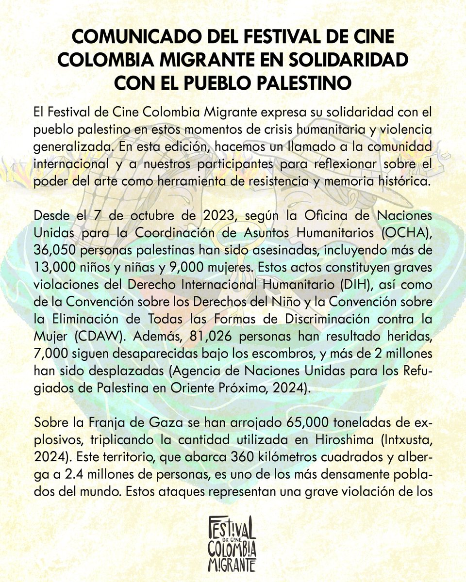 Festival de Cine Colombia Migrante tweet media
