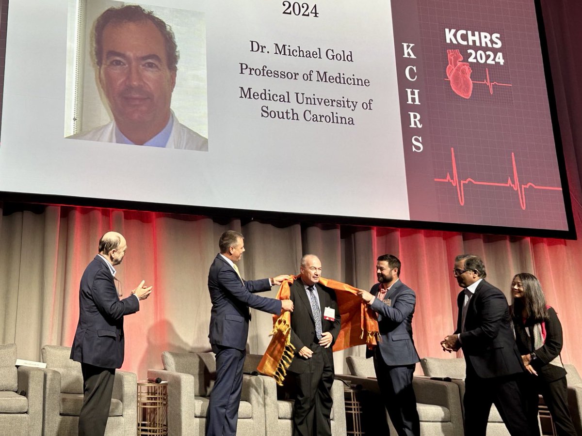 Dr. Devi G Nair (@drdevignair) on Twitter photo EP Pioneer Award at <a href="/KchrsOfficial/">KCHRS</a> for none other than Dr. Michael Gold , what an incredible saga through the SCD prevention journey and what an incredible mentor to so many… Congratulations Dr. Gold <a href="/DJ_Lakkireddy/">DJ Lakkireddy</a> <a href="/HRSonline/">Heart Rhythm Society</a> <a href="/KennethEllenbo1/">Kenneth Ellenbogen</a> <a href="/HCAhealthcare/">HCA Healthcare</a> <a href="/EP_mom1/">Mina Chung MD</a> EP Pioneer Award at <a href="/KchrsOfficial/">KCHRS</a> for none other than Dr. Michael Gold , what an incredible saga through the SCD prevention journey and what an incredible mentor to so many… Congratulations Dr. Gold <a href="/DJ_Lakkireddy/">DJ Lakkireddy</a> <a href="/HRSonline/">Heart Rhythm Society</a> <a href="/KennethEllenbo1/">Kenneth Ellenbogen</a> <a href="/HCAhealthcare/">HCA Healthcare</a> <a href="/EP_mom1/">Mina Chung MD</a>