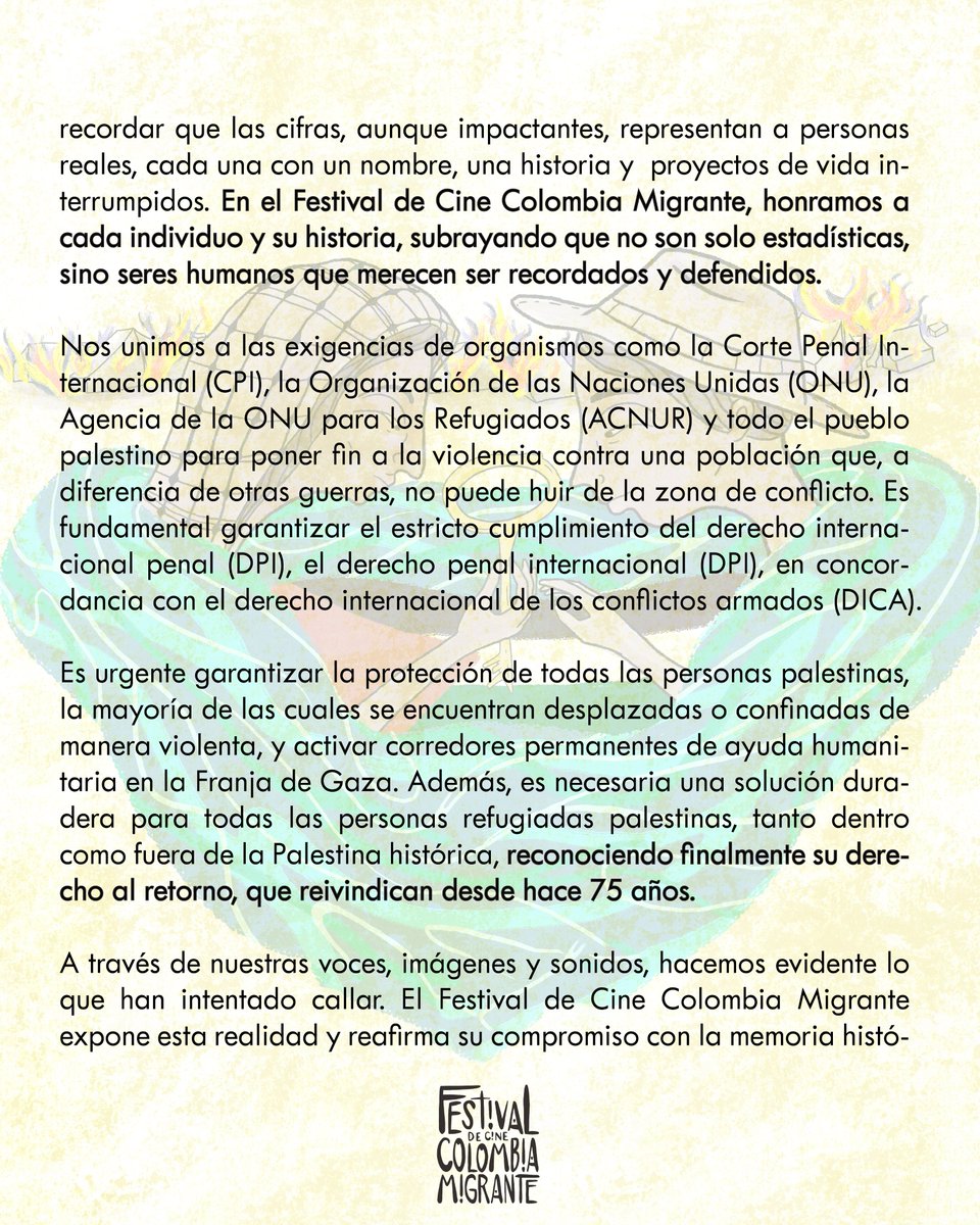 Festival de Cine Colombia Migrante tweet media