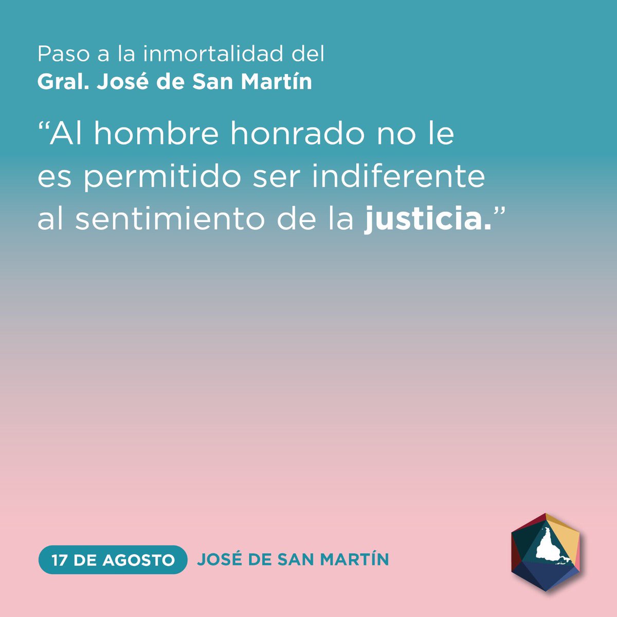 ulpe17's tweet photo. Para que cada fecha en la que conmemoremos el padre de la Patria sigamos sintiendo el mismo deseo de pensar en grande, y en soñar la unidad de este continente que es crisol de razas y símbolo de esperanza.

Soñar como San Martín es hacer presente la historia 🇦🇷 https://t.co/2L3w0rALqf