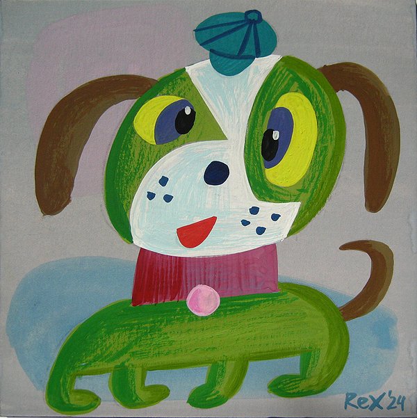 RexHackelberg's tweet photo. Doggy x Lion paintings https://t.co/iZa0ZfHBKn
