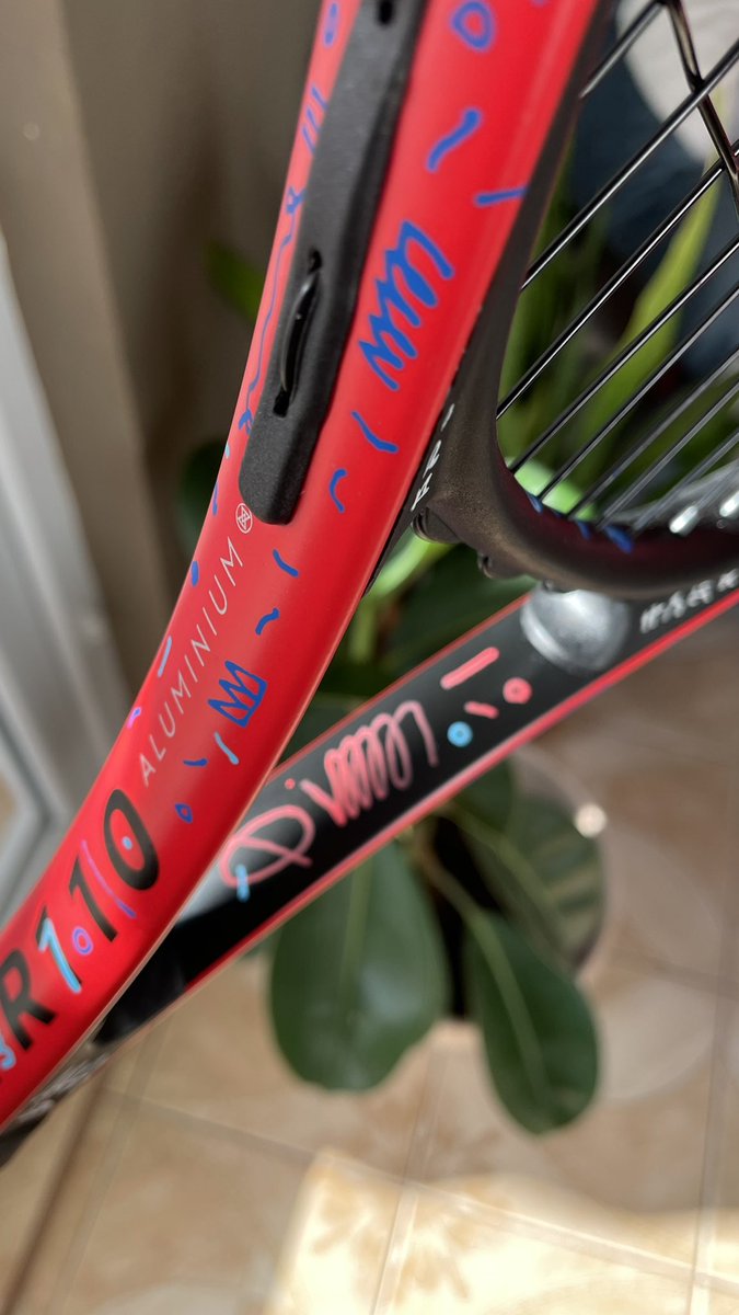 Customized my racket