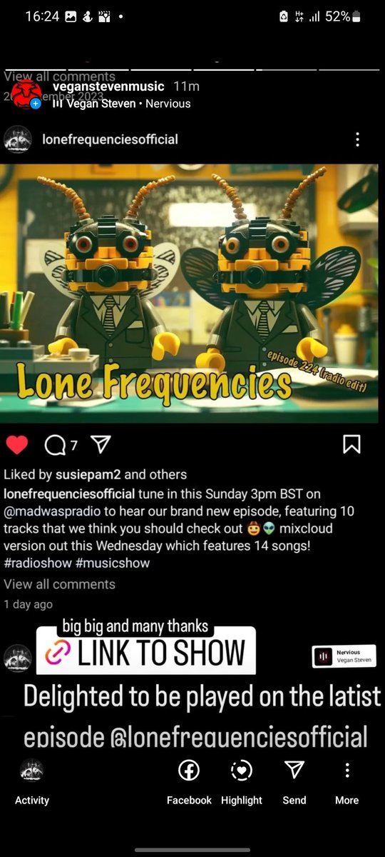 vegansteven (@veganstevenx) on Twitter photo Delighted to be played on the latist kick ass episode of <a href="/lonefrequencies/">Lone Frequencies</a>
big thank you, heres the link
m.mixcloud.com/LoneFrequencie… Delighted to be played on the latist kick ass episode of <a href="/lonefrequencies/">Lone Frequencies</a>
big thank you, heres the link
m.mixcloud.com/LoneFrequencie…
