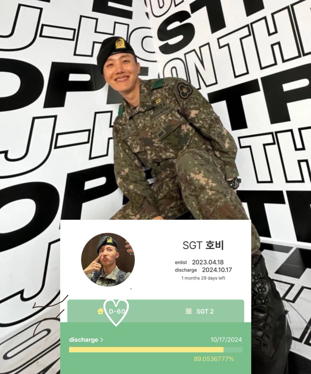 sevenrchive's tweet photo. D-60 UNTIL HOBI IS BACK HOME 🫶 https://t.co/t8d9EJDWeP