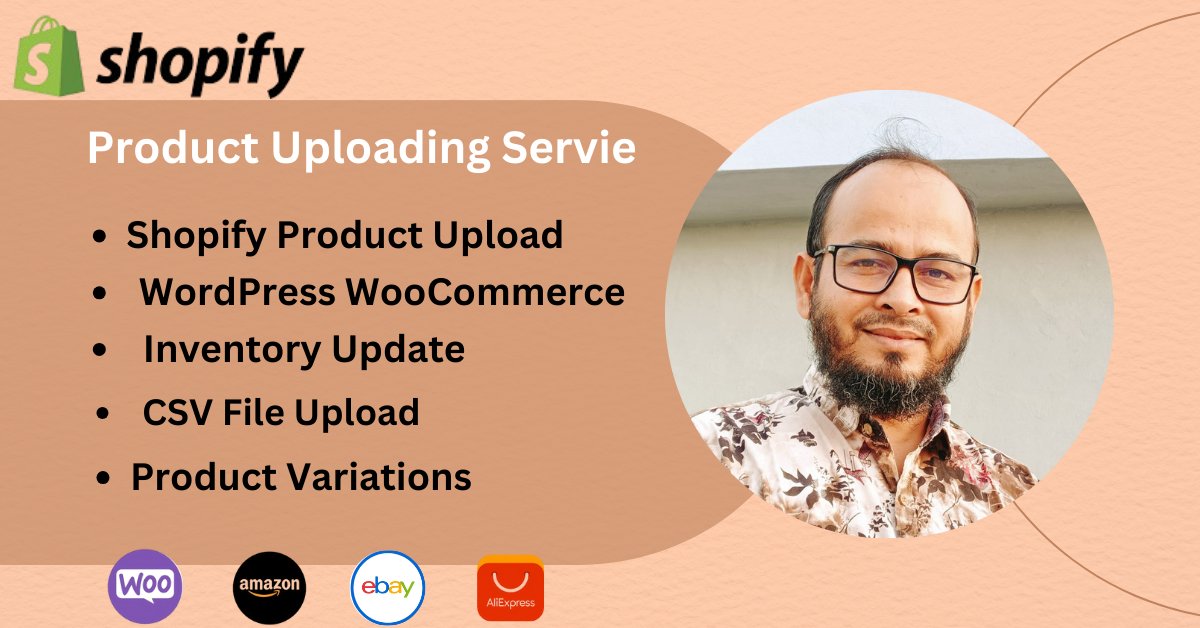 GaziBasher35167's tweet photo. Product uploading services are specialized platforms that assist businesses in creating and managing product listings on various online marketplaces, such as Amazon, eBay and more.
#Productupload
#Productlisting
#Inventory
#CSVfile
#Addproduct
fiverr: https://t.co/4oqr3fNdww https://t.co/pwFKkE0iZ8