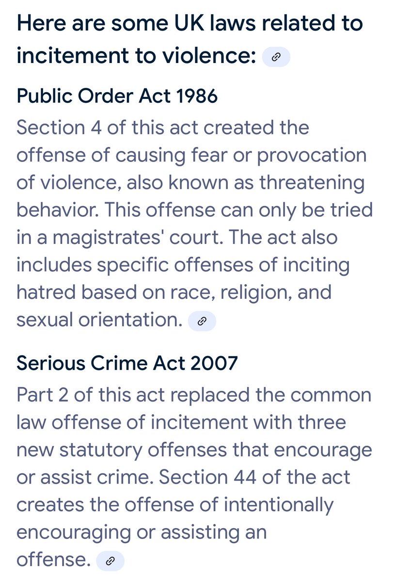 JulesLondon123's tweet photo. @GhostOfOrwell84 In the UK we have laws against “incitement to violence”. It appears that at least 2 of his posts broke the law (specifically the “get on the streets” and probably the burning car one). https://t.co/QIOOhenbb8