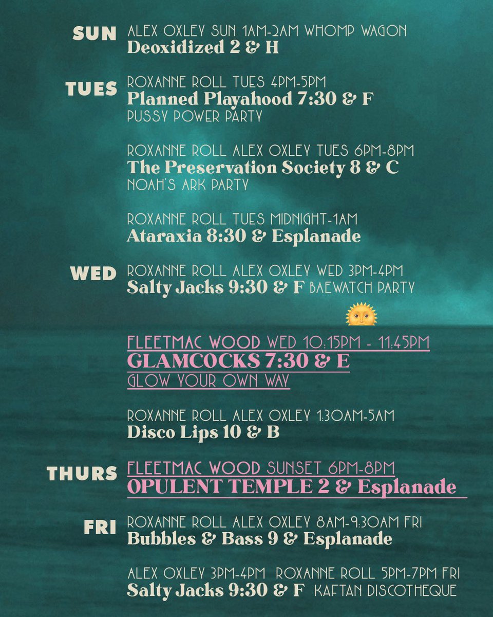 adoxley's tweet photo. On it like a car bonnet 🚗🌞 Back to  playa for all kinds of adventures and silliness with an amazing group of friends. Come find us at Salty Jacks 9:30 &amp; F 🐟🍸 https://t.co/h80LfJEK30