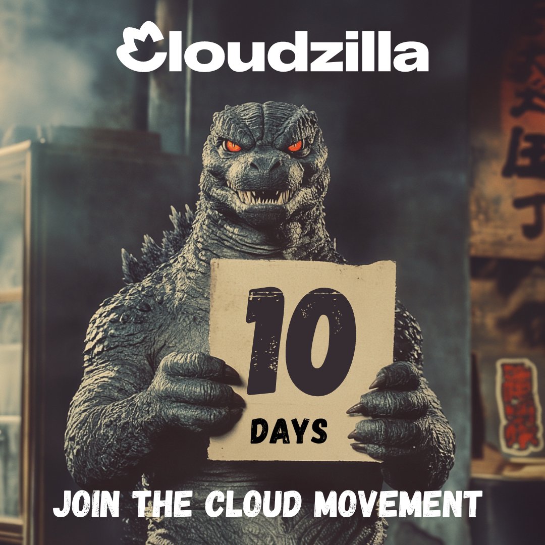 Cloudzilla_ai's tweet photo. Be a part of something big! Join the Cloudzilla beta. #Cloudzilla #Supercloud #BetaProgram #JoinTheMovement https://t.co/Ni4PVoUkCA https://t.co/Ev3xbUdDKS