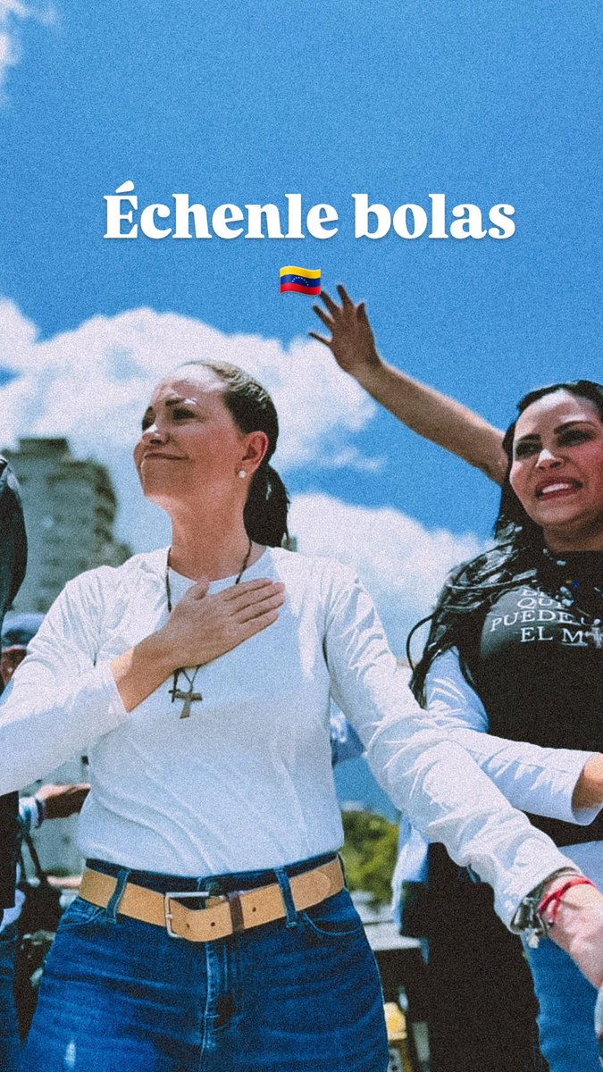 medicenportu's tweet photo. Échenle bolas, hasta el final 🇻🇪.
@MariaCorinaYA https://t.co/tLXVXHp9eK
