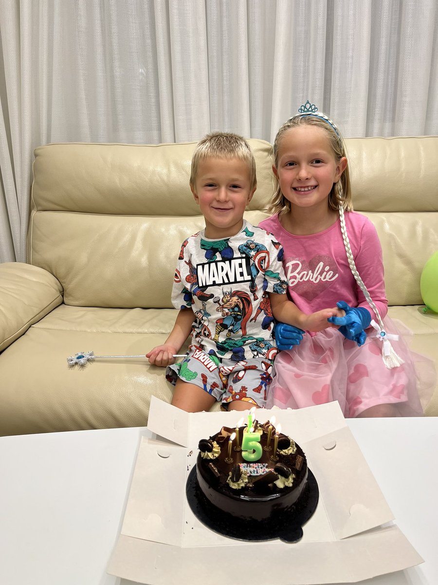 dannyday15's tweet photo. Celebrating 5️⃣ amazing years with this kiddo! Keep making us laugh and smile every day, Des! ❤️🎉 https://t.co/BDbMgjYYa4