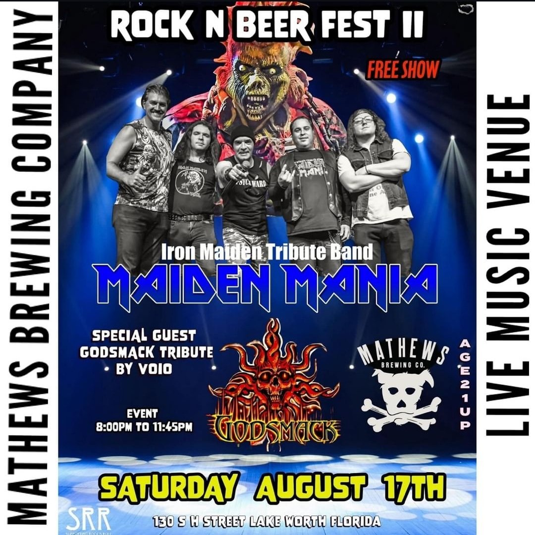 chris_heevo's tweet photo. Tonight we'll share the stage with Maiden Mania https://t.co/YnLGCAlrgI