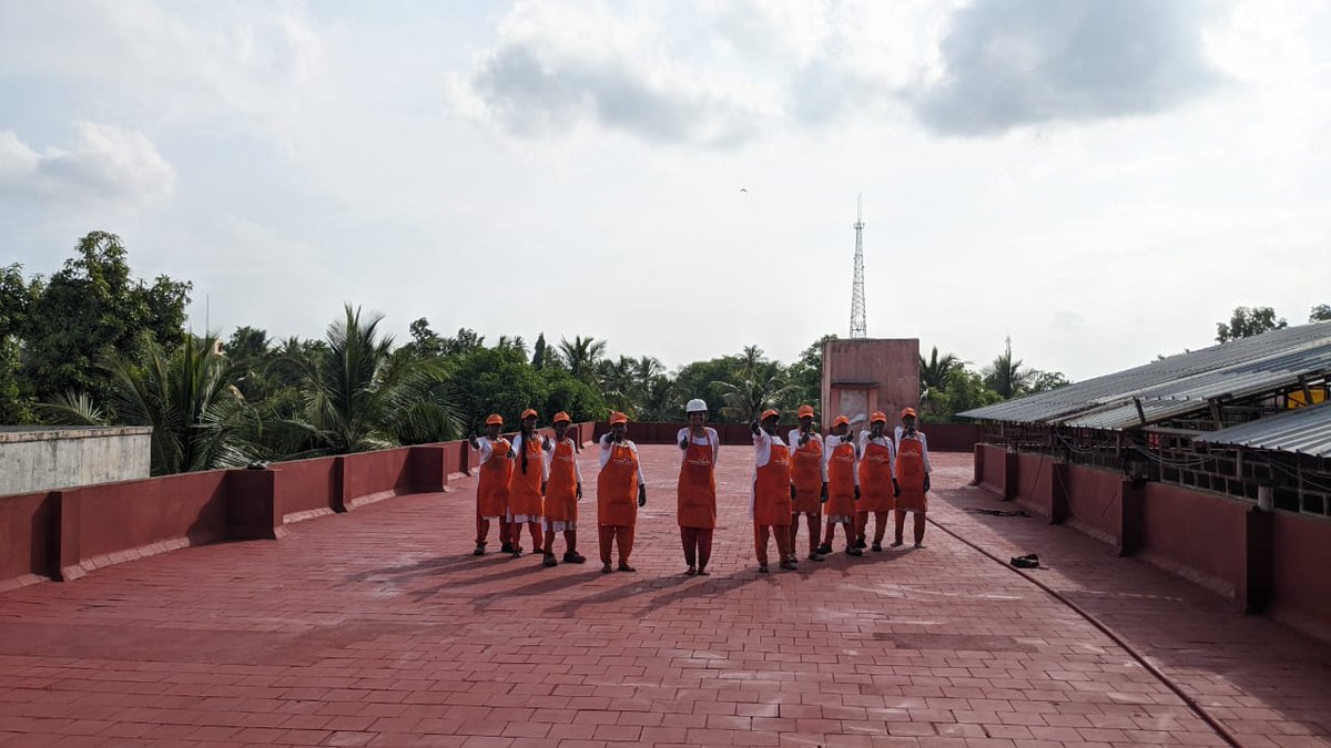 Terwilliger Center for Innovation in Shelter (@terwilligerctr) on Twitter photo Thrilled to support: 10 women waterproofed an area of 10,000 sqft in under 10 hours today in Tamil Nadu, India, earning them a spot in the Asia Book of Records! 📘💪
Organized by <a href="/BuildingDoctor3/">Building Doctor</a> the event aimed to showcase the potential of women in the construction sector. Thrilled to support: 10 women waterproofed an area of 10,000 sqft in under 10 hours today in Tamil Nadu, India, earning them a spot in the Asia Book of Records! 📘💪
Organized by <a href="/BuildingDoctor3/">Building Doctor</a> the event aimed to showcase the potential of women in the construction sector.