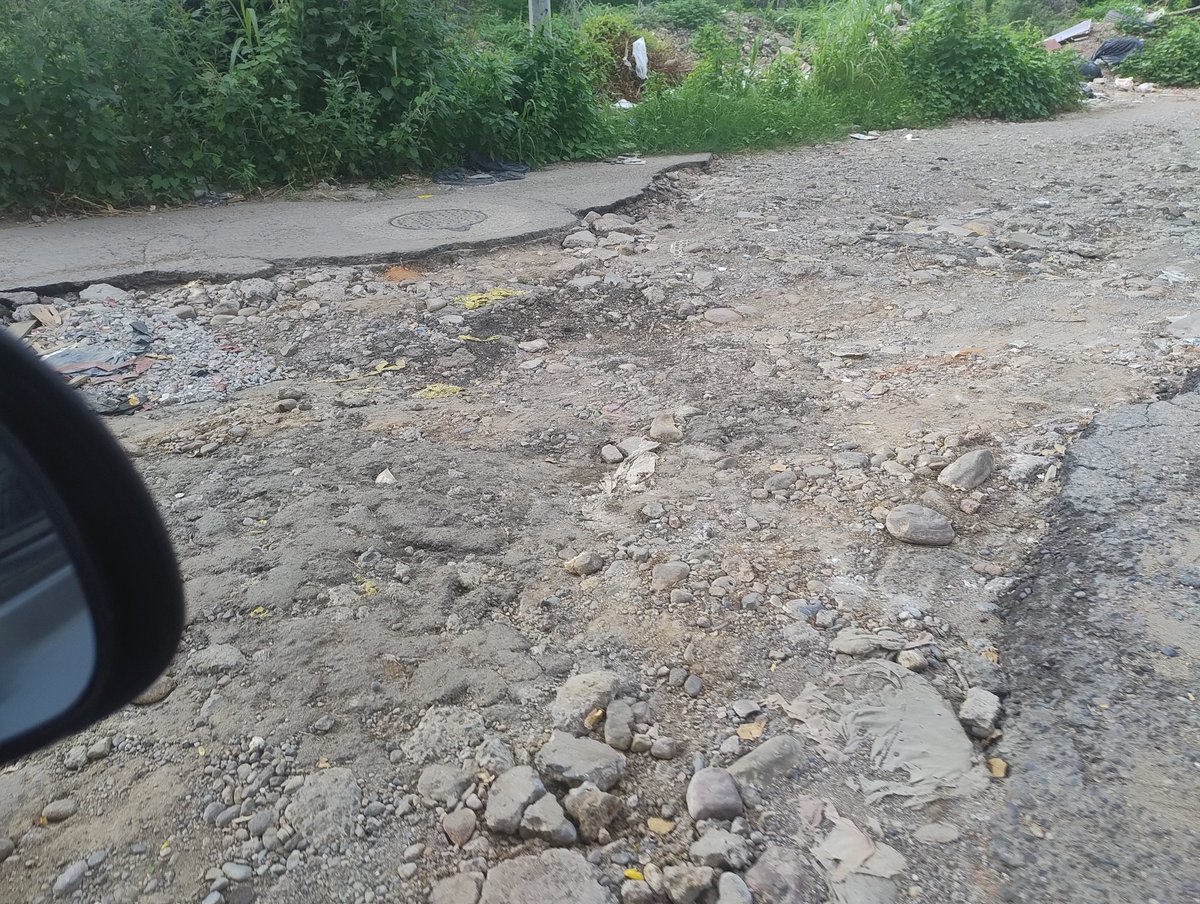 Kristophorosh's tweet photo. @JuandDiosGamez Presidente municipal echenos la mano para arreglar el último tramo de la avenida Hilario Medina en el fraccionamiento Real del Parque en el sector barrancos 🙏 https://t.co/9tLoRfnyPy