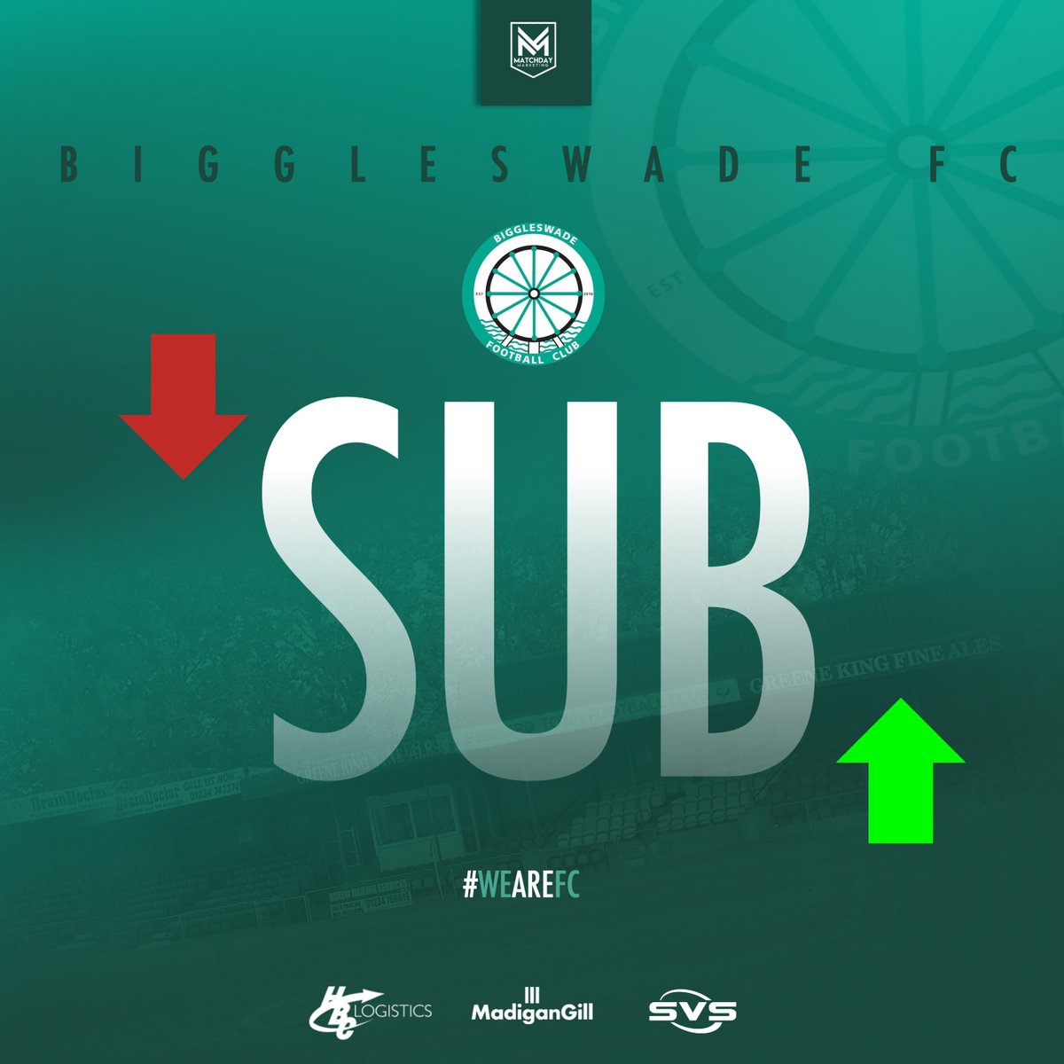 BiggleswadeFc1's tweet photo. 70 | Biggleswade FC 3-1 London Lions

Ben Tope ON for his debut
Bond OFF

#WeAreFC #EmiratesFACup #BFCvLL https://t.co/LzJMB3sjG7