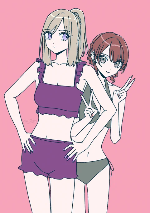 ボツ水着絵ラフ供養 