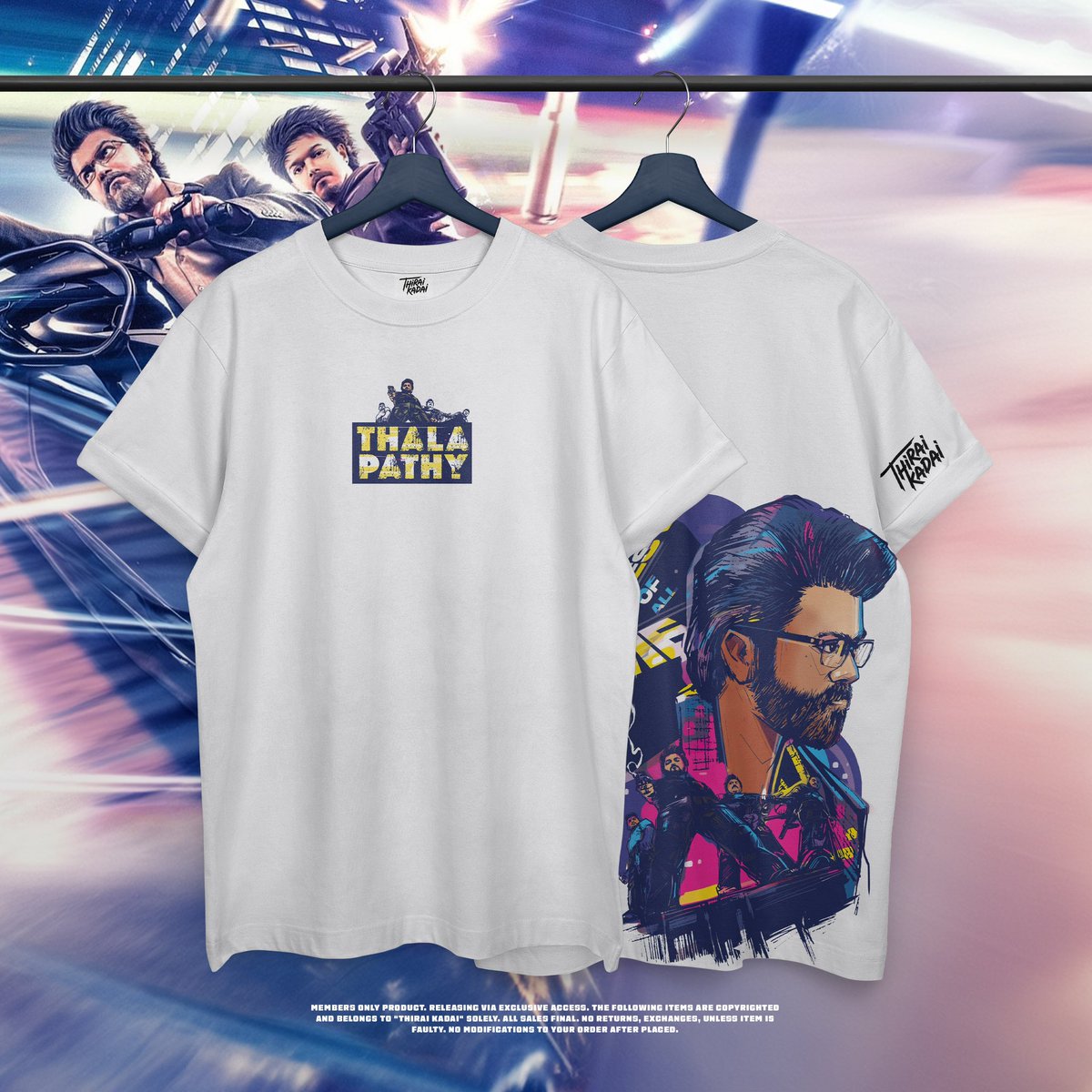 saanmuu's tweet photo. So I launched a merch store…“THIRAI KADAI”

Our latest T-shirts are now live! 🔥 We create unique merch that lets Thalapathy fans wear their pride with style. 🌟 

https://t.co/Oz8ANf79U3

#ThiraiKadai #ThalapathyVijay #GOATDesign #GOAT #ThalapathyMerch https://t.co/gs25FdH0Ff