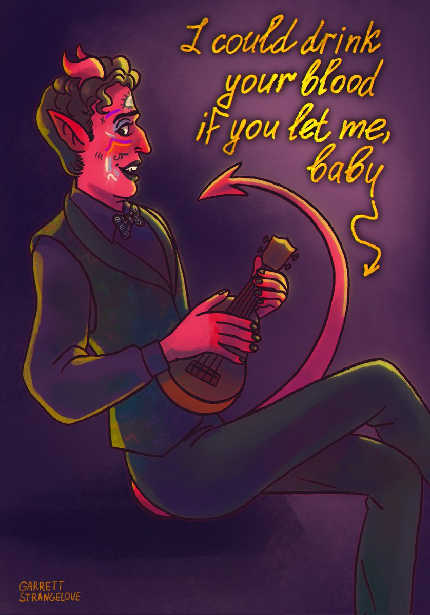 theTimeMaster's tweet photo. Will Wood as tiefling because I think it looks perfect 👀😈

#WillWood https://t.co/ChSqTHZY3b