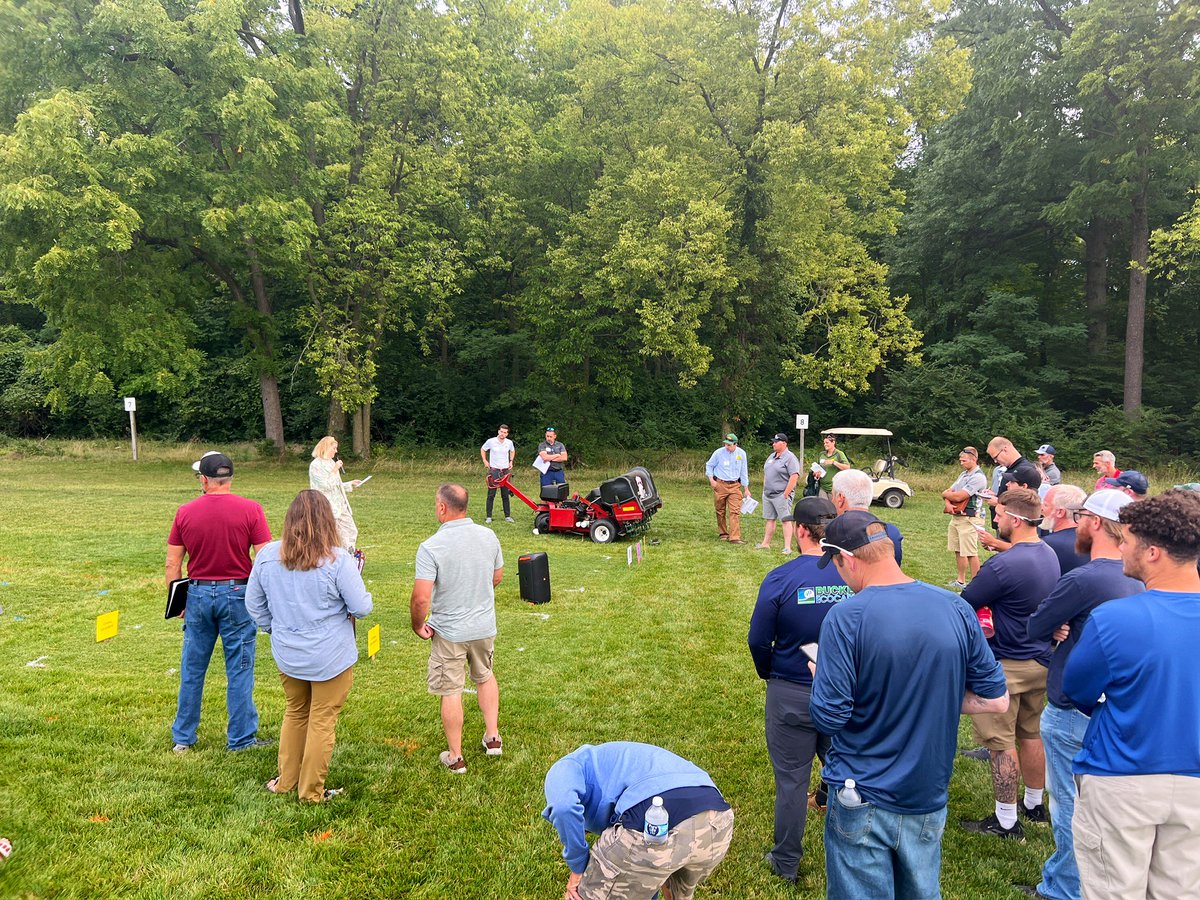 Tyler Carr (@tylertalksturf) on Twitter photo On Tuesday, the <a href="/OSUturf/">Ohio State Turfgrass</a> and <a href="/OhioTurfgrass/">Ohio Turfgrass Foundation</a> Field Day hosted over 225 turfgrass managers. I am super proud to be a part of this team and industry! On Tuesday, the <a href="/OSUturf/">Ohio State Turfgrass</a> and <a href="/OhioTurfgrass/">Ohio Turfgrass Foundation</a> Field Day hosted over 225 turfgrass managers. I am super proud to be a part of this team and industry!