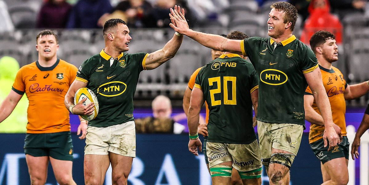 Springboks's tweet photo. It was a good day in Perth 👊
#Springboks #ForeverGreenForeverGold https://t.co/WDuljWj8u1