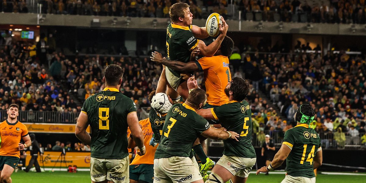 South Africa's Springboks beat Australia 30-12 in the Castle Lager Championship.

South Africa's Springboks are the best national Rugby team in the world. They are the defending Rugby World Champions.