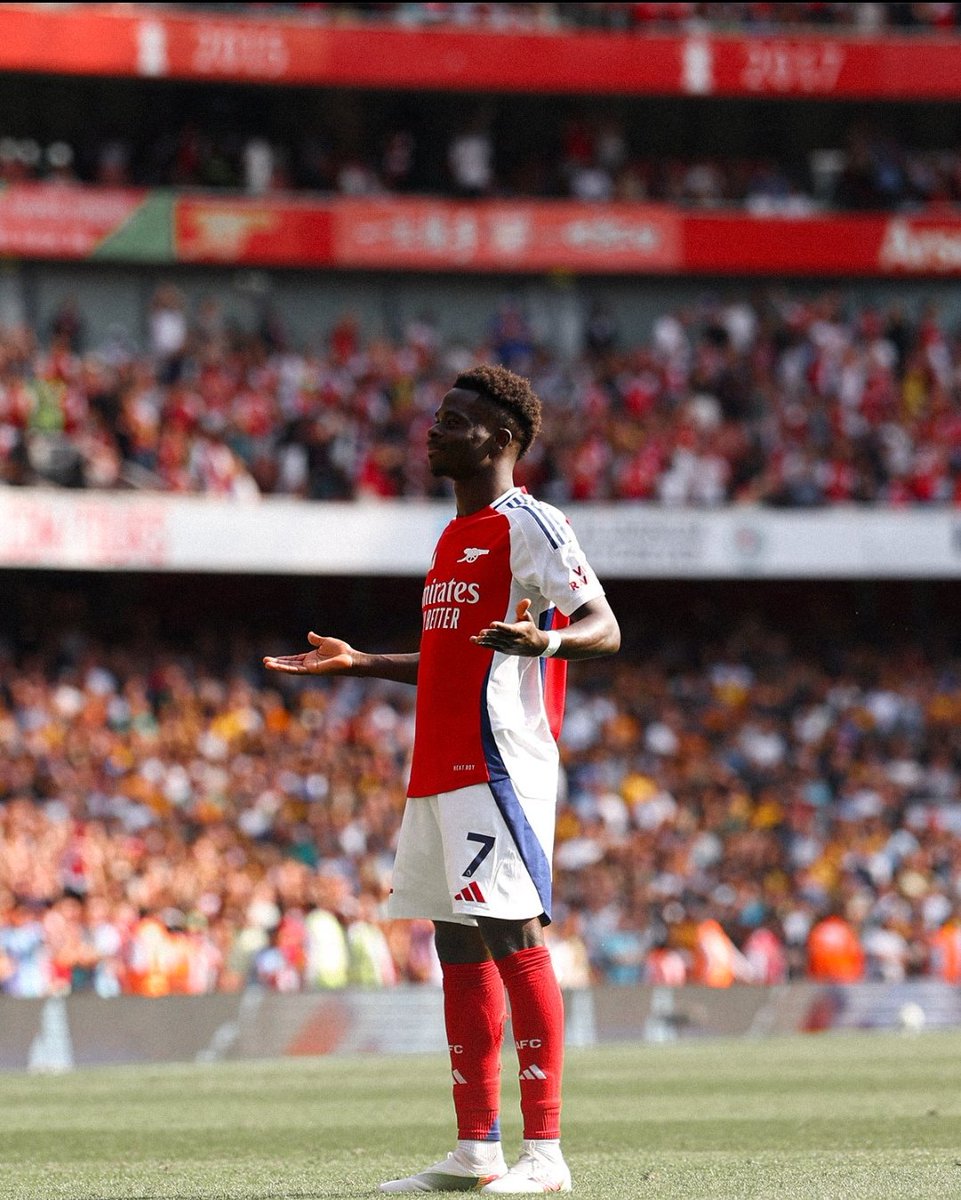 A_Normal_Fan_03's tweet photo. He is not a "LEGEND IN THE MAKING".
HE IS A LEGEND ALREADY.
#Arsenal #Saka #BukayoSaka #ARSWOL #ARSWWFC https://t.co/B0ycM7XIQ1
