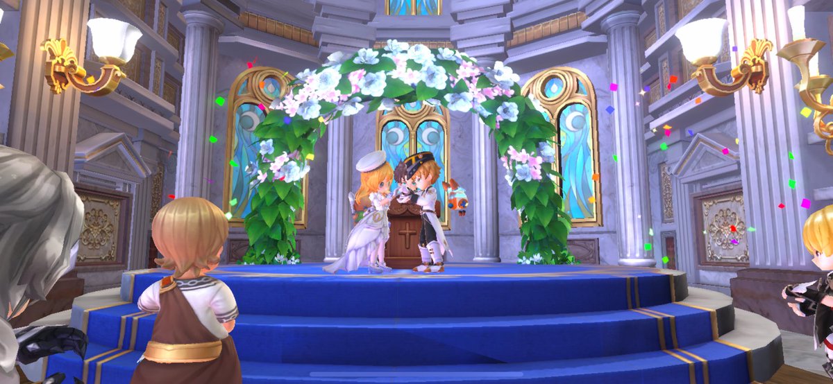 jakuto_Azurea's tweet photo. カリツでも無事結婚式\(* ´ ꒳ ` *)/
お友達もできて、楽しい日々です！ https://t.co/G6jIGqMHn2