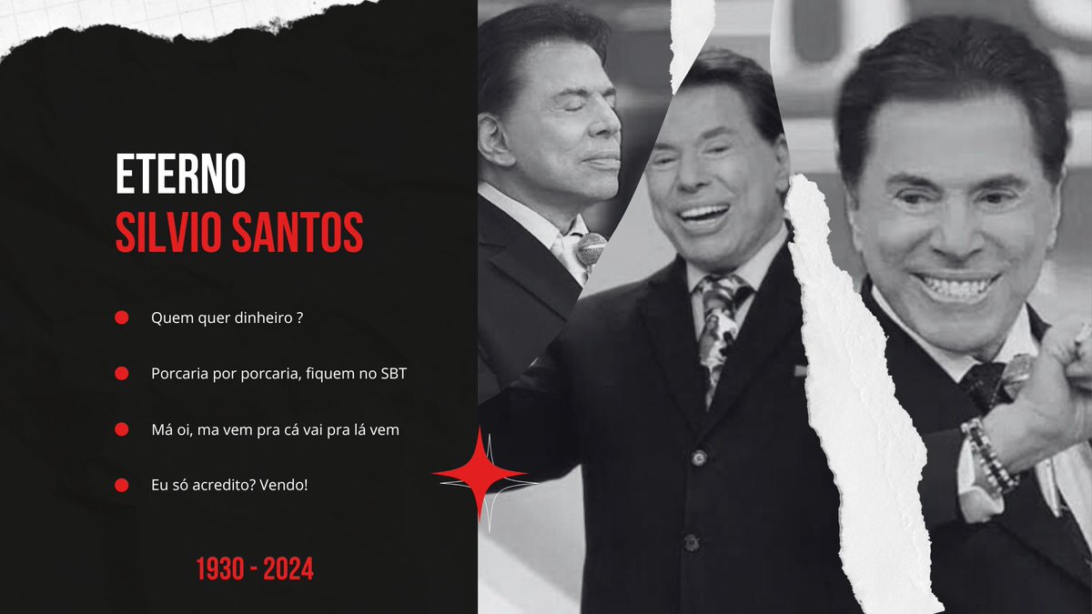 guildacacadores's tweet photo. Guilda Caçadores lamenta profundamente a perda da nossa lenda Senor Sílvio Santos 🖤🕊️ https://t.co/sDjjGBMKk4