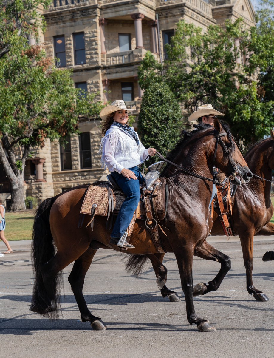 We enjoyed seeing everyone who attended the North Texas Fair and Rodeo Parade.