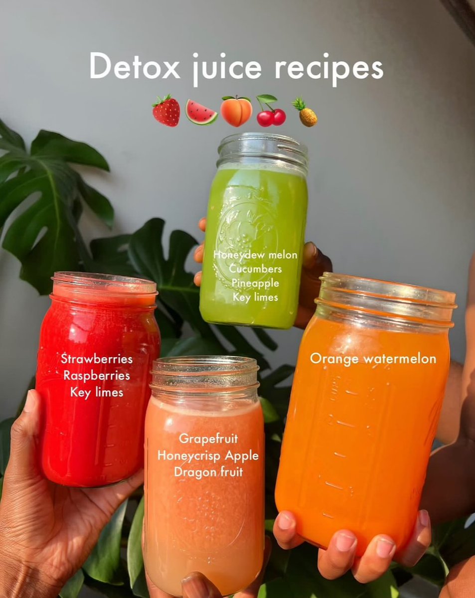 FredsFarm247's tweet image. Detox with these juice recipes 👇🏽