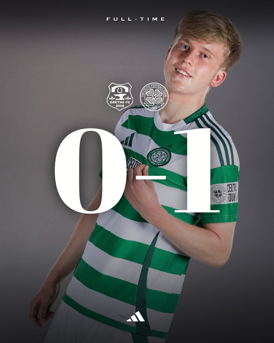 CelticFCB's tweet photo. 3⃣ points on the road as the Bhoys continue their unbeaten start to the #SLFL season ✅
Thomas Hatton's first half strike seals the victory in Gretna ⚽️
#GRECEL | #CelticFC🍀 https://t.co/BqZw4Rq8QV