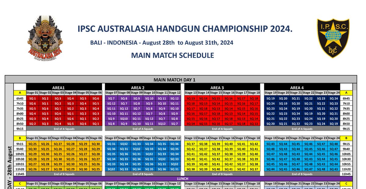 IPSCWorld's tweet image. 2024 Australasia HG/PCC - Squadding and Schedules Now Available: 
2024aahpcc.ipscmatches.org/general-inform…
