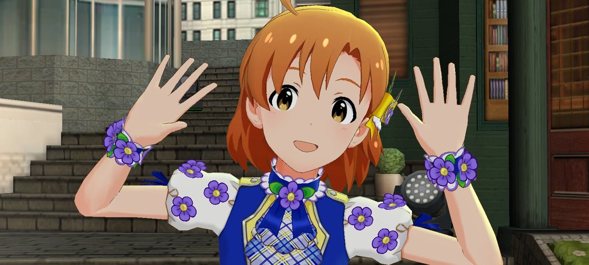 ProdxcerChan's tweet photo. "Happy birthday to an orange fluffball, Kana Yabuki!!! Well, I really hope that you spending your time well at singing, kiddo!" https://t.co/Ry2DGzHB4f
